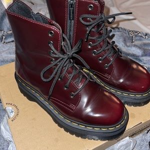 Dr Martens Cherry Red Jadon Vegan 🌱